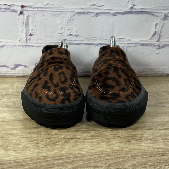 Vans Style 53 Brown Leopard Slip On Loafers Sneakers - Picture 2 of 8